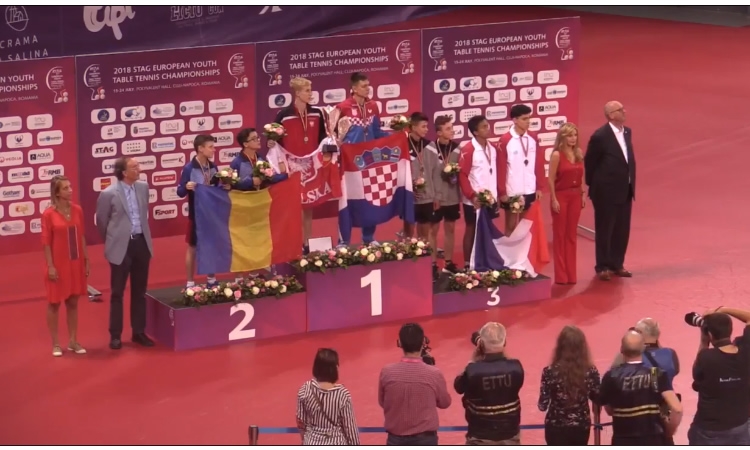 Ivor Ban na pobjedničkom postolju